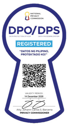 National Privacy Commission DPO/DPS Registered seal, valid to 14 December 2026